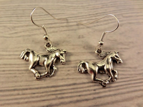 Pferde Ohrringe Vintage Optik Pferd horse